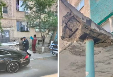 Ақтау әкімі қаладағы тұрғын үй маңдайшасының құлауына байланысты жағдайды түсіндірді