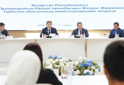 ТҮРКІСТАН: Мемлекеттік орган өкілдері мен инвесторлар ашық алаңда бас қосты