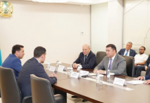 Түркістан облысының әкімі Қазақстан футбол федерациясының  жауапты өкілдерін қабылдады