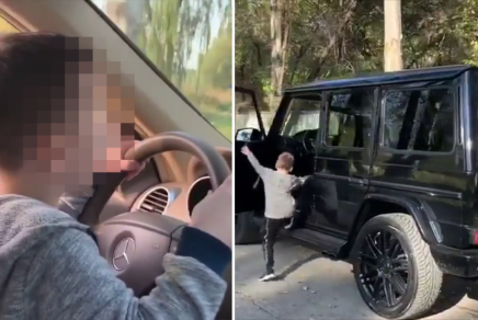 6 жасар баласына Gelandewagen тізгінін берген алматылық жазаланды