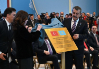 Қазақстан мен Түркия президенттері Қожа Ахмет Ясауи атындағы мектептің ашылу рәсіміне қатысты