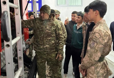 ТҮРКІСТАН: Саурандағы өрт сөндіру бөлімінде «Ашық есік» күні өтті