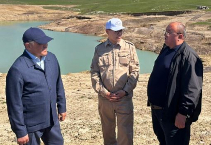 ТҮРКІСТАН: Су ресурстары министрі «Қарақуыс» су қоймасының құрылысымен танысты