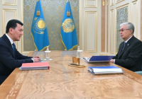 Қасым-Жомарт Тоқаев Ерлан Қаринді қабылдады