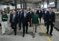 Түркістанда ламинат өндіретін заманауи зауыт іске қосылды