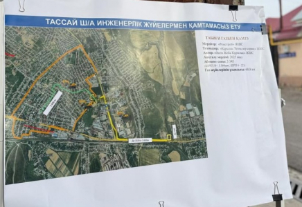 ШЫМКЕНТ: Тассай елді мекенін газдандыру жұмыстары аяқталды
