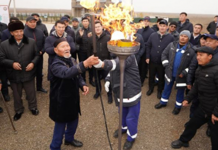 ТҮРКІСТАН: Жетісайда 10 елді мекенді газбен қамтитын газ құбыры іске қосылды