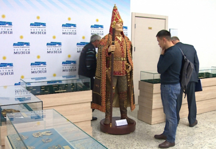 ​Алтын адам елордадағы Ұлттық музейге қойылды