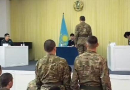 Қонаевтың әскери бөліміне телефон алып кірген үш сарбаз елдің көзінше сотталып кетті (ВИДЕО)