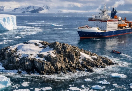 Антарктидада белгісіз арал табылды