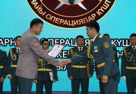 ​Шымкентте әскери бөлімнің құрылған күнін атап өтті