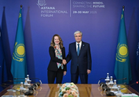 Мемлекет басшысы Миграция жөніндегі халықаралық ұйымның бас директоры Эми Поупты қабылдады