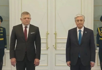 ​Тоқаев Словакия Премьер-министрін Ақордада қарсы алды