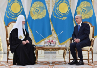 Қасым-Жомарт Тоқаев Мәскеу және бүкіл Ресей патриархы Кириллмен кездесу өткізді