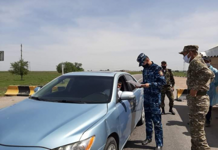 ТҮРКІСТАН: Ордабасы ауданында 18 блок-бекет жұмыс істеп тұр