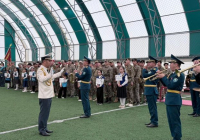 ​Шымкентте ұландықтар «Жас бүркіт – 2026» әскери-патриоттық сайысын өткізді